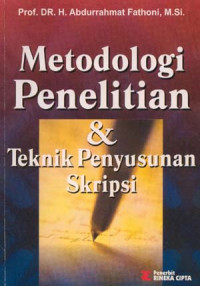 Image of Metodologi Penelitian & Teknik Penyusunan Skripsi