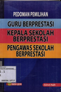 Image of Pedoman Pemilihan Guru Berprestasi Kepala Sekolah Berprestasi Pengawas Sekolah Berprestasi