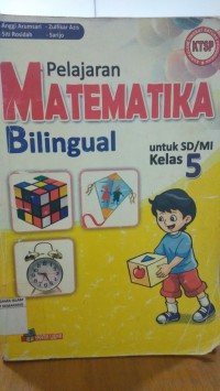 Image of PELAJARAN MATEMATIKA BILINGUAL: UNTUK SD/MI KELAS 5
