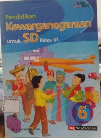 Image of Pendidikan Kewarganegaraan Untuk SD Kelas VI