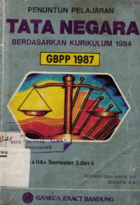 Image of Penentuan Pelajaran Tata Negara