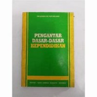 Image of PENGANTAR DASAR-DASAR KEPENDIDIKAN