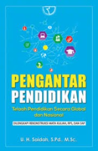 Image of Pengantar Pendidikan Telaah Pendidikan Secara Global