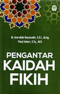 Image of Pengantar Kaidah Fikih