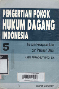 Pengertian Pokok Hukum Dagang Indonesia 5