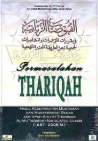Image of Permasalahan Thariqah