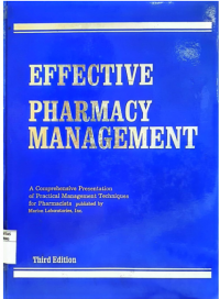 Image of Effective Pharmacy Management