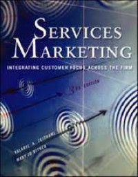Image of Services Marketing Integrating Customer Focus Across The Firm