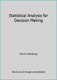Image of Statistical Analysis For Decision Making