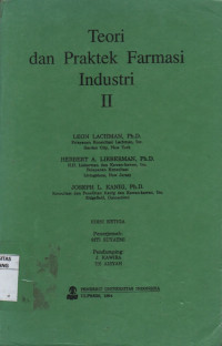Image of Teori dan Praktek Farmasi Industri II