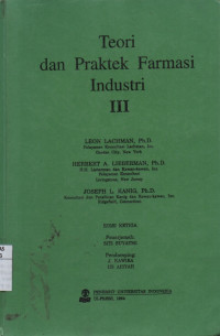 Image of Teori dan Praktek Farmasi Industri III