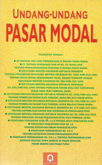 Image of Undang-Undang Pasar Modal