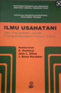 Image of Ilmu Usahatani Dan Penelitian Untuk Pengembangan Petani Kecil