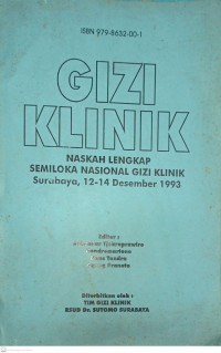 Image of Gizi Klinik Naskah Lengkap Semiloka nasional gizi klinik