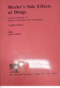 Image of Meyler's Side Effects of Drugs ED. 12