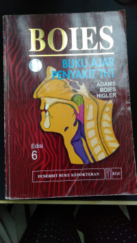Image of BOIES : BUKU AJAR PENYAKIT THT