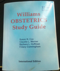 Image of Williams OBSTETRICS Study Guide