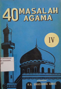 Image of 40 Masalah Agama