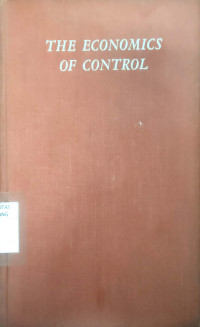 Image of The Economics Of Control