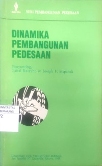 Image of Dinamika Pembangunan Pedesaan