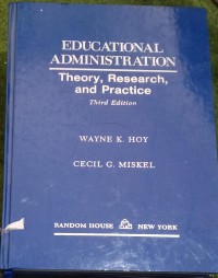Image of Educational Administration : Theory, Research, and Practice