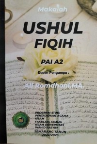 Image of Makalah Ushul Fiqih