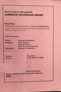 Image of Kunci Sukses Mengelola Lembaga Keuangan Mikro