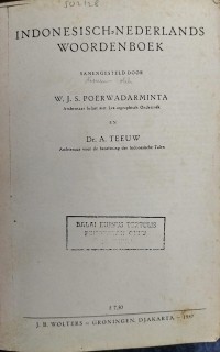 Image of Indonesisch Nederlands Woordenboek