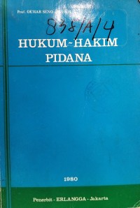 Image of Hukum Hakim Pidana