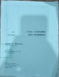 Image of Sistem Akuntansi Dan Informasi