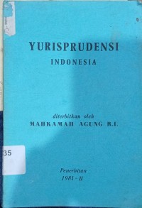 Image of Yurisprudensi Indonesia