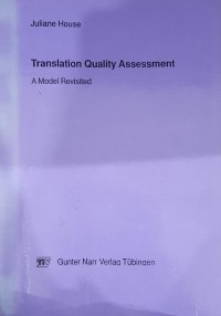 Image of Translation Quality Assessment : A Model Revisited