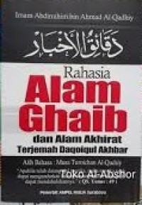 Image of Rahasia Alam Ghaib Dan Alam Akhirat Terjemah Daqoiqul Akhbar