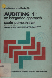 Image of Auditing 1 An Integrated Approach