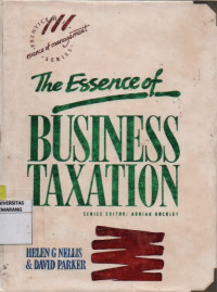 Image of The Essence of Business Taxation