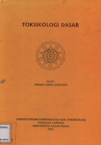 Image of Toksikologi Dasar