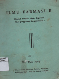 Image of Ilmu Farmasi II
