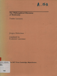 Image of The Philosophical Discourse of Modernity