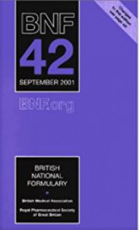 Image of BNF (British National Formulary) 42 SEPTEMBER 2001