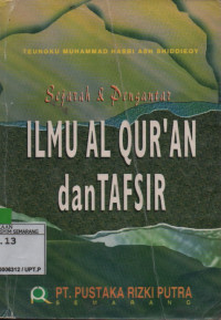 Sejarah & Pengantar Ilmu Al Quran Dan Tafsir