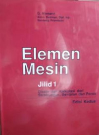 Image of Elemen Mesin jilid 1