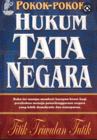 Image of Pokok-Pokok Hukum Tata Negara