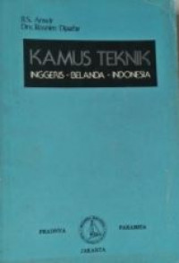 Image of Kamus Teknik Inggeris-Belanda-Indonesia