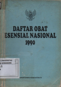 Image of Daftar Obat Esensial Nasional 1990
