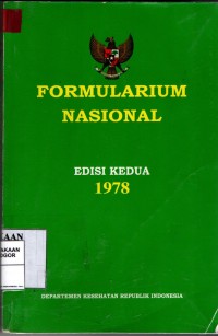 Image of Formularium Nasional (Edisi Kedua)