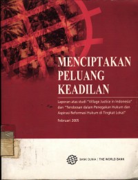 Image of Menciptakan Peluang Keadilan