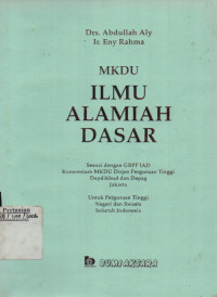 Image of MKDU Ilmu Alamiah Dasar
