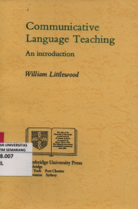 Image of Communicative Language Teaching An Introduction