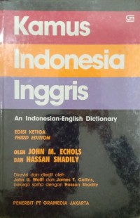 Image of Kamus Indonesia-Inggris : An Indonesian- English Dictionary