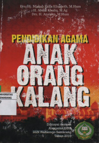 Image of Pendidikan Agama Anak Orang Kalang